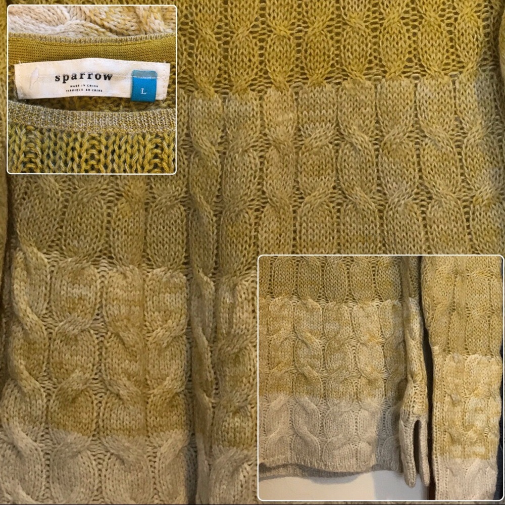 Anthropologie Sparrow Wool Sweater Sz Large NWT